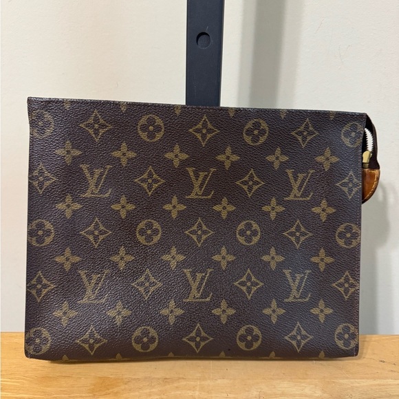 Louis Vuitton Brown Monogram Toiletry Bag 26 - Picture 1 of 16